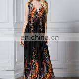 5063# Sleeveless Long Summer Dress Women Beach Boho Maxi Dress Bohemian Style Xxxxl Women Plus Size Clothing thumbnail-3