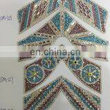 Wholesale Iron on Crystal Sheet Decoration Iron on Women Shoe Upper Applique