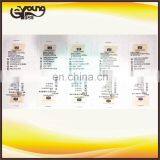 Damask White Satin Garment Printed Size Labels Tags thumbnail-1