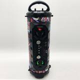 Ultra Bass 5 Inch Bazooka Style Surround Blue Tooth Wireless Powered Speaker With LED Lights thumbnail-3