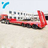 Wholesales Container Twist Lock Gooseneck Low Bed Truck 20Ft Container Carry Flatbed Truck thumbnail-1