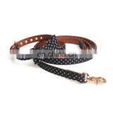 Amazon Best Selling Cute Polka Dot Pattern Bowknot Dog Collar and Leash Set thumbnail-2