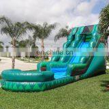 Home Use Green Wave Water Slides Kids and Adult Inflatable Large Water Slide With Pool thumbnail-1