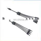 Solar Panel T Branch Connectors Cable Coupler Combiner 1 Male to 4 Female(M/4F) and 1 Female to 4 Male(F/4M)