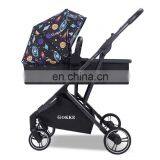 Reclining Tilting Transport Baby Walker Pram Stroller Reversing Pushchair thumbnail-3
