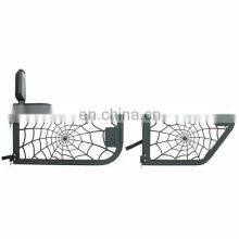 Tubular Poison Spyder Web Half Doors With Reflection Mirrors For Jeep Wrangler JK 4 Door thumbnail-2