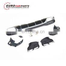 GLE Class W166 GLE63 Rear Diffuser for GLE320 GLE400 to GLE63 Style Rear Spoiler With Muffler Tips Exhaust Pipes thumbnail-1