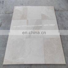 Luxury New Model Product Premium Quality White Beige Polished or Honed Marble Tile Made in Turkey thumbnail-1