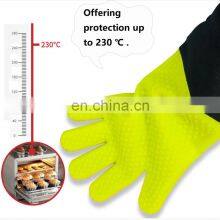 Household Barbecue Multifunctional Kitchen Microwave Oven Silicone Rubber Baking BBQ Mitt Oven Gloves thumbnail-3
