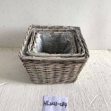 Willow basket High Quality Small Outdoor Flower Pots thumbnail-1