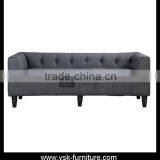 SF-173 Nordic Household Wood Fabric Leisure Sofa