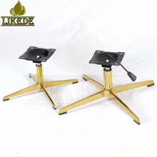 New Gold Swivel Chair Leg With Powder Coating Finish Made From Durable Aluminum Alloy thumbnail-2