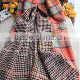 Wholesale Colorful Plaid Checked Wool Winter Ladies Shawl thumbnail-6
