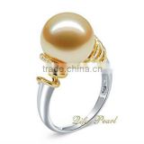 Newest Pearl Jewelry 18K Southsea Pearl Ring