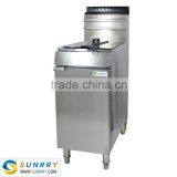 Standing 1 Tank 1 Basket Gas Fryer Commercial Machine for Frying Potato French Fries and Chicken (SY-FF121G SUNRRY) thumbnail-1