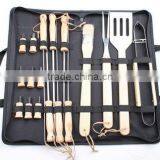 Bbq Utensil Set . 3pc BBQ Set With Platic Coated S/s / Bbq Set With Aluminium A thumbnail-1