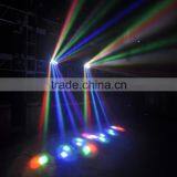 Double Face 8 Eyes 10W Moving Head Spider LED Beam RGBW Stage Light thumbnail-5