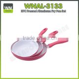White ceramic aluminum fry pan wholesale pot and pan with competitve price fry pan
