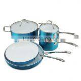 Aluminum Pressed Nonstick & Ceramic Coated Polishing Cookware Set thumbnail-2