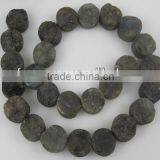 Labradorite Rough Coins 25mm Rough Gemstone for Jewelry Making 1210 thumbnail-1