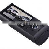 HD 720P car DVR recorder dual cameras + 140 degree super wide angle +1080P car audio+IR+GPS X3000