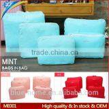 Hot Selling Home Travel Luggage Organizer Bag Set 5 Pieces Set Bag Organizer Insert Storage Pouch 4 Colors thumbnail-2