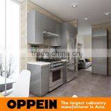 2016 Oppein New Design Grey Acrylic Finish Kitchen Cabinet thumbnail-3