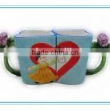 Ceramic Lover Gift Double Mug thumbnail-1