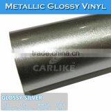 Super Quality CARLIKE Glossy Chrome Metallic Self Adhesive Vinyl thumbnail-4