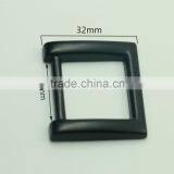 Manufacture Metal Black Strap Keeper Rectangle Buckle Internal 25mm thumbnail-2