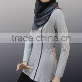 Long Sleeve Jersey Blouse Top thumbnail-6