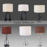 Elegant Fabric Shade Table Lamp for Hotel Project and Decoration