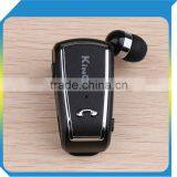 Kingo Manufacture Mini Bluetooth Headset With Retractable Headphone thumbnail-1