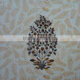 Fern Buta Cotton Hand Block Printed Tablecloth thumbnail-2