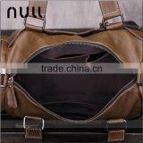 New Stylish Promotional Custom Waterproof Vintage Oil Genuine Leather Travel Duffle Bag for Men thumbnail-6