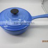 Cast Iron Casserole Enamel, Cast Iron Soup Pots, Cast Iron Cookset, Cast Iron Cook Pot With Long Handle, Cast Iron Sauce Pan thumbnail-1