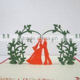 Happy Wedding 3d Pop up Greeting Card thumbnail-1