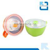Japanese Stainless Steel Plastic Noodle Bowl With Cover thumbnail-4