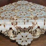 Banquet Table Cloth , Flower Decorative Table Cloth , Embroidered Table Cloth