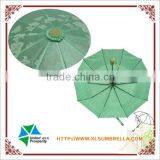 High Quality Pearl Fabric Automatic Solar Umbrella