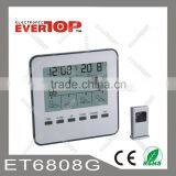 2016 GOOD QUALITY 5 DAYS WIRELESS WEATHER STATION CLOCK ET6808G