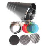Photography Strobe Flash Light Aluminum Snoot thumbnail-2