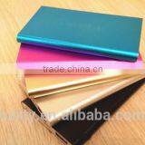 New Mini Power Bank 4000mah Metal Shell Power Bank With With LED Torch