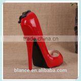 Polyresin High Heel Shoe Wine Bottle Holder thumbnail-3