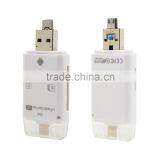 All in 1 USB 2.0 I-Flash Drive TF SD Memory Card Reader Speed Connect Mobile Phone and Computer Memory Stick Pro Duo Adapter thumbnail-3