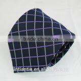 2016 Fashion High Quality Black Checked Mens Silk Tie thumbnail-4