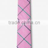 2016 Latest Plaid Pattern Cotton Necktie and Pocket Square on Sale thumbnail-2