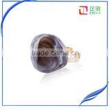 New Design!!Natural Crystal Quartz Druzy Ring Natural Gemstone Ring thumbnail-1