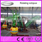 outdoor playground Water amusement equipment Rotary octopus rides for sale