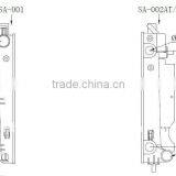 China Good Price for Saab Aluminum Radiator Plastic Tank With Car Accessories thumbnail-3